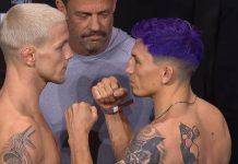 Colby Thicknesse and Vince Morales, UFC Perth