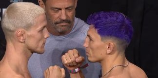 Colby Thicknesse and Vince Morales, UFC Perth