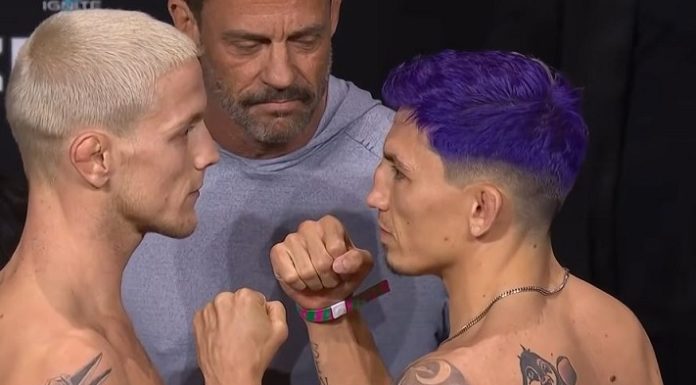 Colby Thicknesse and Vince Morales, UFC Perth