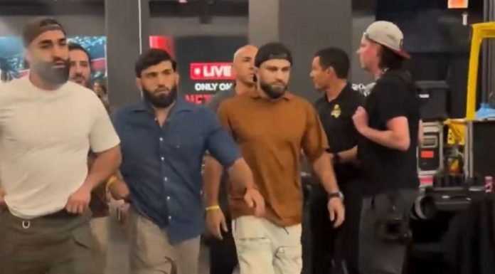 Arman Tsarukyan Escorted Out of Rousey vs. Carano Event Arman Tsarukyan, MVP MMA 1