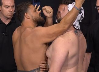 Tai Tuivasa and Louie Sutherland, UFC Perth