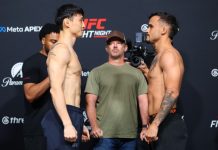 Doo Ho Choi Stops Daniel Santos with Body Shot TKO Doo-Ho Choi and Daniel Santos, UFC Vegas 117