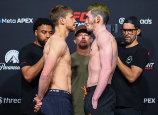 Arnold Allen and Melquizael Costa, UFC Vegas 117