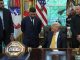 Alex Pereira, Ilia Topuria, Donald Trump and Justin Gaethje, White House