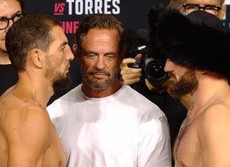Abus Magomedov and Michal Oleksiejczuk, UFC Baku