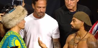 Asu Almabayev and Charles Johnson, UFC Baku