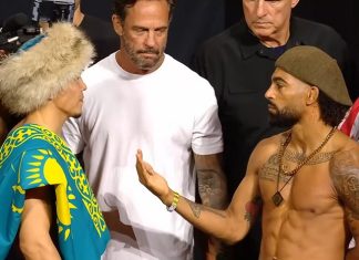 Asu Almabayev and Charles Johnson, UFC Baku