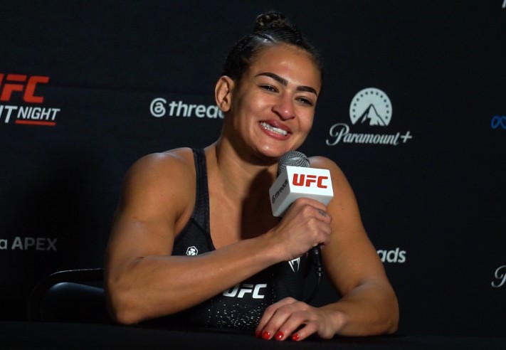 Bia Mesquita Fires Shots at Ailin Perez After UFC Vegas 119 Win: ‘I'm Ready to Kick Her Ass'