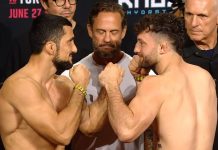 Farman Hasanov and Eric Nolan, UFC Baku