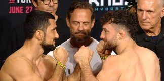 Farman Hasanov and Eric Nolan, UFC Baku