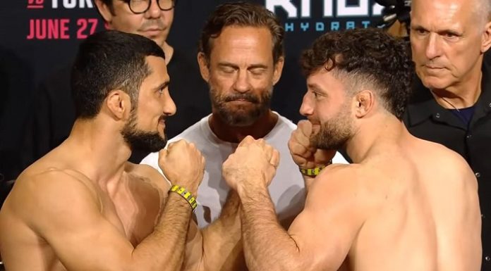Farman Hasanov and Eric Nolan, UFC Baku