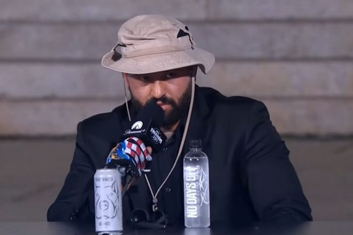 Hokit Linc Presser Josh Hokit, UFC Freedom 250 Press Conference