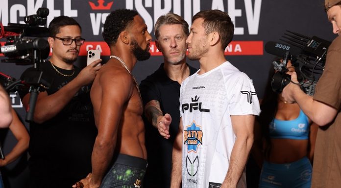 PFL San Diego AJ McKee and Salamat Isbulaev