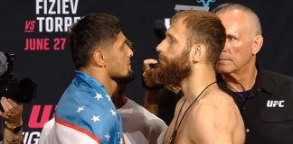 Nursulton Ruziboev and Andrey Pulyaev, UFC Baku