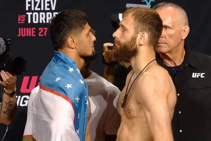 Nursulton Ruziboev and Andrey Pulyaev, UFC Baku