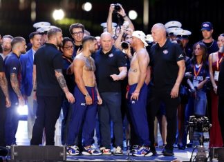 Ilia Topuria and Justin Gaethje, UFC Freedom 250 at the White House