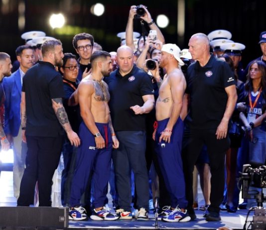Ilia Topuria and Justin Gaethje, UFC Freedom 250 at the White House