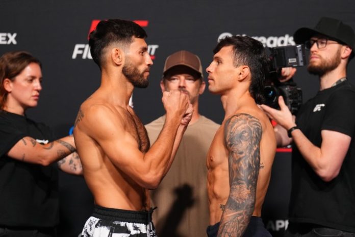 UFC Fight Night: Muhammad v Bonfim Weigh-in Matt Schnell and Alessandro Costa, UFC Vegas 118