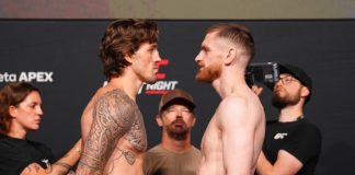 Brendan Allen and Edmen Shahbazyan, UFC Vegas 118