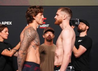 Brendan Allen and Edmen Shahbazyan, UFC Vegas 118