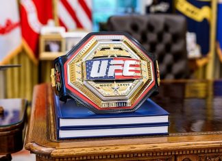UFC Freedom 250 belt