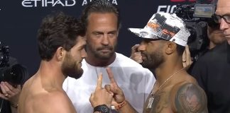 Nurullo Aliev and Mike Davis, UFC Abu Dhabi