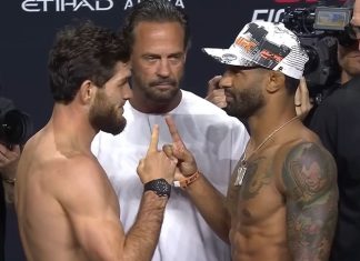 Nurullo Aliev and Mike Davis, UFC Abu Dhabi