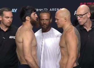 Magomed Ankalaev and Bogdan Guskov, UFC Abu Dhabi