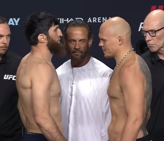 Magomed Ankalaev and Bogdan Guskov, UFC Abu Dhabi