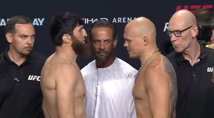 Magomed Ankalaev and Bogdan Guskov, UFC Abu Dhabi