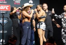 UFC Oklahoma City: Dione Barbosa Subs TUF 33 Alum Anna Melisano Dione Barbosa and Anna Melisano, UFC Oklahoma City