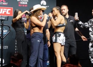 Dione Barbosa and Anna Melisano, UFC Oklahoma City