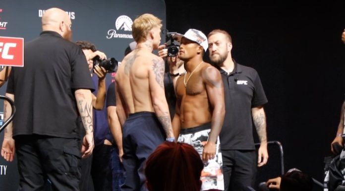 UFC Oklahoma City: Ezra Elliott Sets Takedown Record, Beats Damien Anderson Danien Anderson and Ezra Elliot, UFC Oklahoma City
