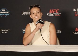 Fatima Kline, UFC Oklahoma City media day
