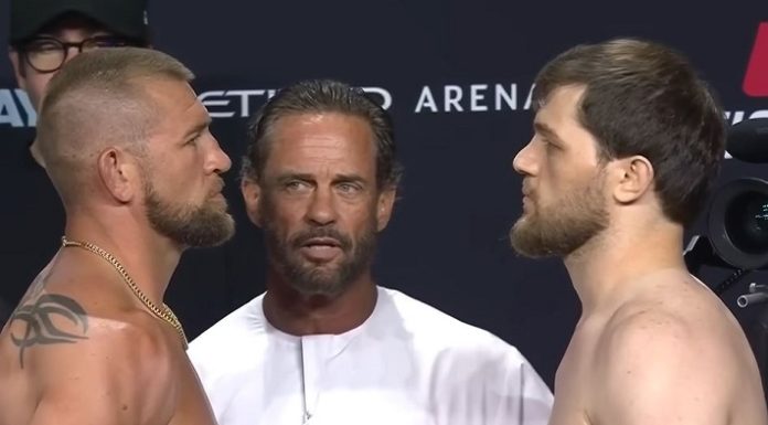 Dustin Jacoby and Muhammad Saidov, UFC Abu Dhabi