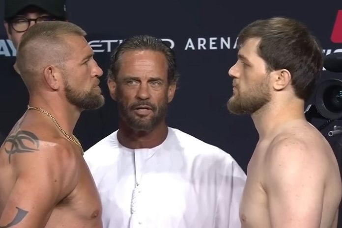 Dustin Jacoby and Muhammad Saidov, UFC Abu Dhabi