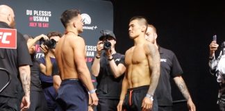 Seok Hyeon KO and Jean-Paul Lebosnoyani, UFC Oklahoma City