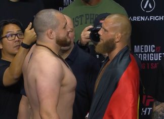 Jovan Leka and Alexander Poppeck, UFC Belgrade