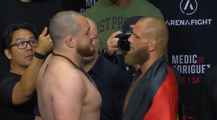 Jovan Leka and Alexander Poppeck, UFC Belgrade