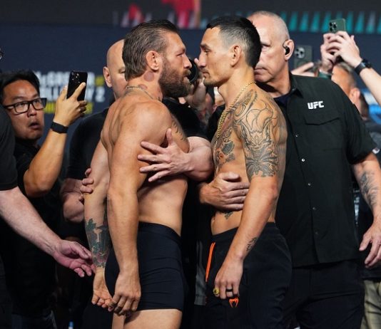 Conor McGregor and Max Holloway, UFC 329