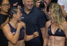 Nina Nikolija Milosevic and Hailey Cowan, UFC Belgrade