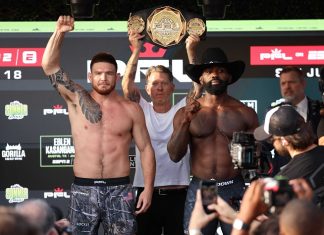 PFL Austin: Eblen vs. Kasanganay 2 Full Results Johnny Eblen and Impa Kasanganay, PFL Austin