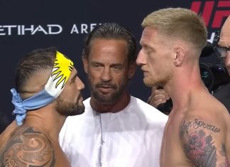 Santiago Ponzinibbio and Sam Patterson, UFC Abu Dhabi
