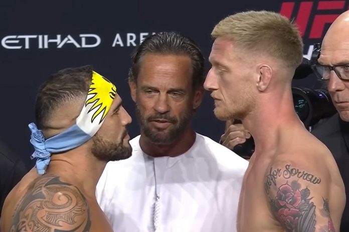 Santiago Ponzinibbio and Sam Patterson, UFC Abu Dhabi