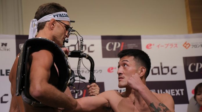 Danny Sabatello and Jinnosuke Kashimura, RIZIN Landmark 15