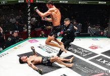 Danny Sabatello Defends Bantamweight Crown at RIZIN Landmark 15 Danny Sabatello and Jinnosuke Kashimura, RIZIN Landmark 15