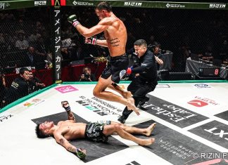 Danny Sabatello and Jinnosuke Kashimura, RIZIN Landmark 15