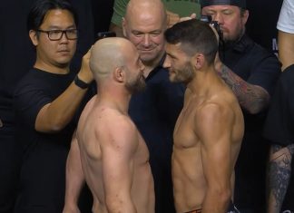Mateusz Rebecki and Kyle Prepolec, UFC Belgrade