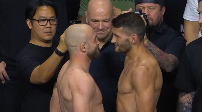 Mateusz Rebecki and Kyle Prepolec, UFC Belgrade