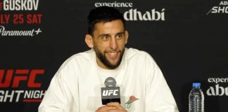 Steve Erceg, UFC Abu Dhabi media day